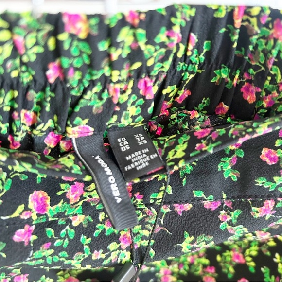 NEW Vero Moda Olga Floral Ruched Midi Skirt Size XS - Picture 5 of 8